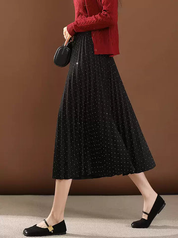 Fusta midi dama 8928