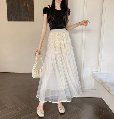 Fusta midi dama 2165