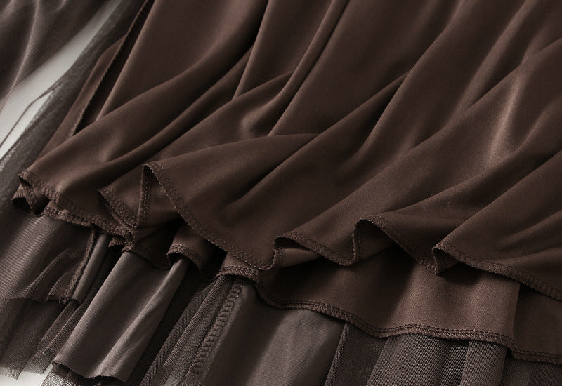 Fusta midi dama D8810