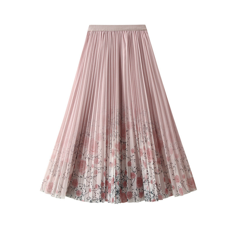 Fusta midi dama J898