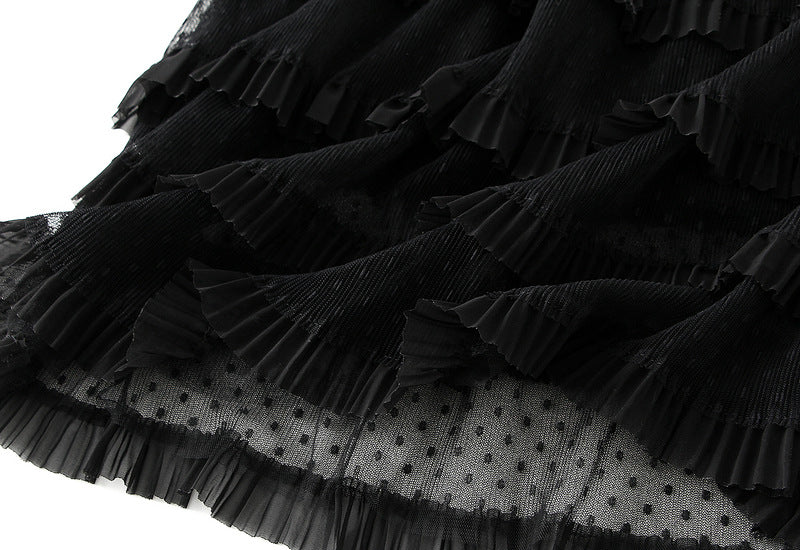 Fusta midi dama D808