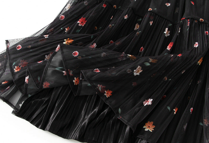 Fusta midi dama 8935