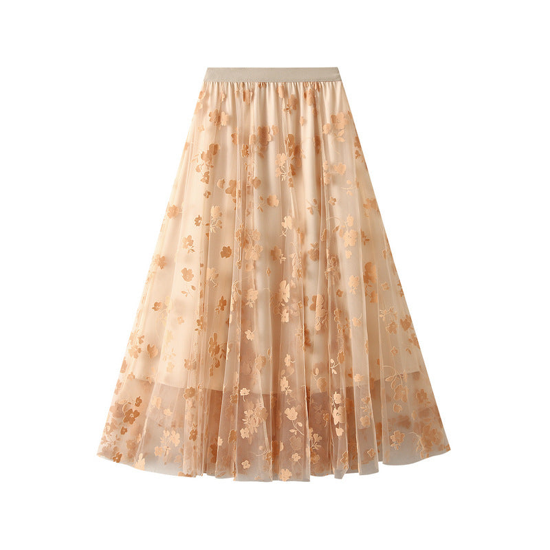 Fusta midi dama 5215
