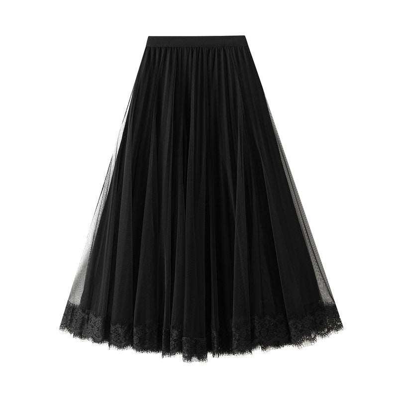 Fusta midi dama 8611