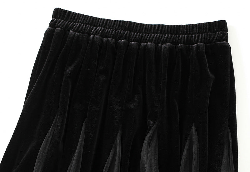 Fusta midi dama D8810