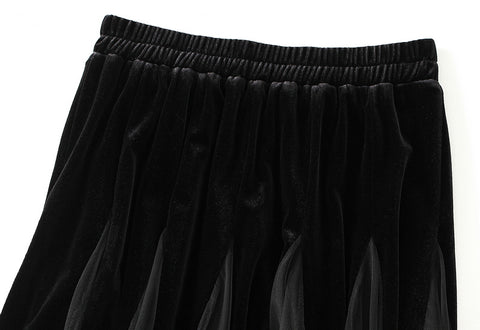 Fusta midi dama D8810