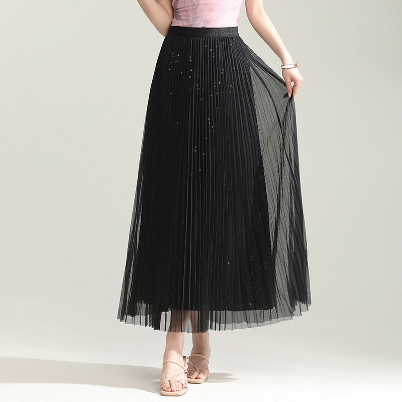 Fusta midi dama 8366