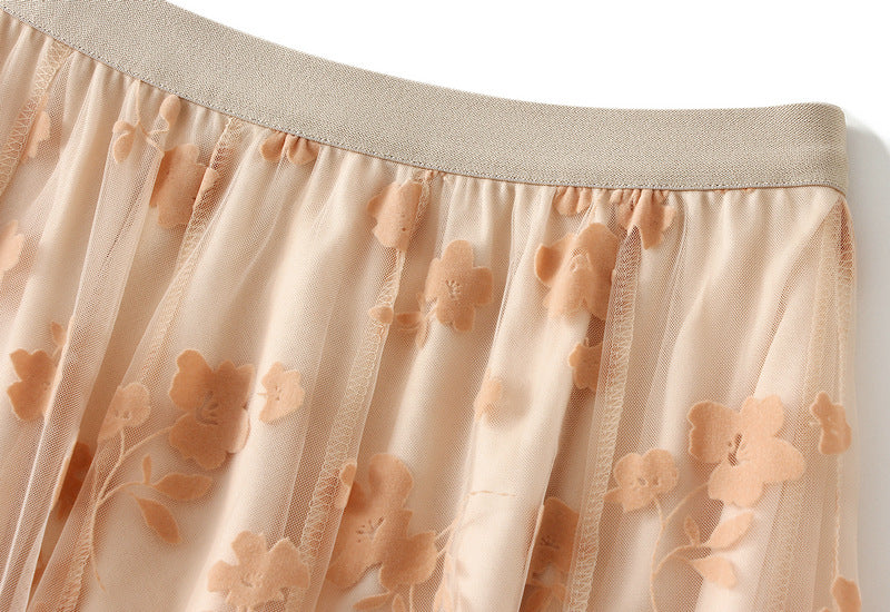 Fusta midi dama 5215