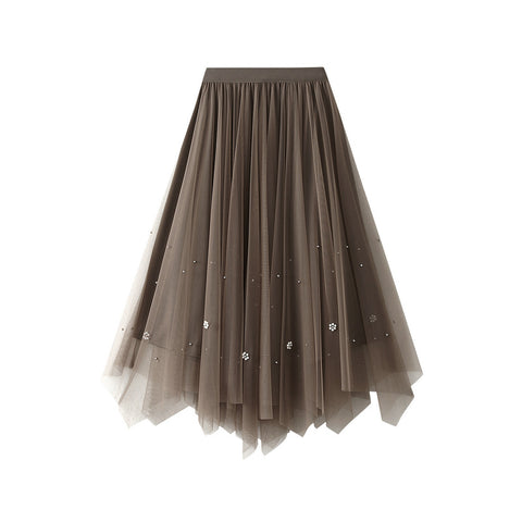 Fusta midi dama 9816