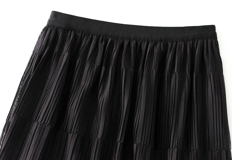 Fusta midi dama J891
