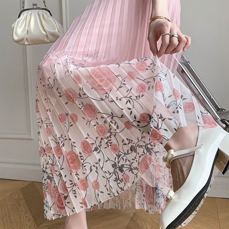 Fusta midi dama J898