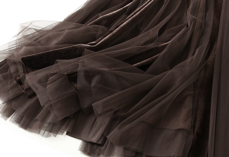 Fusta midi dama D8810