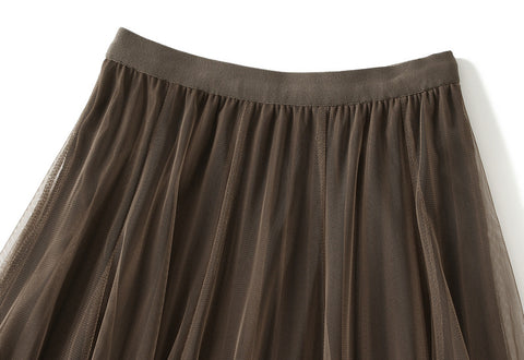 Fusta midi dama 8611