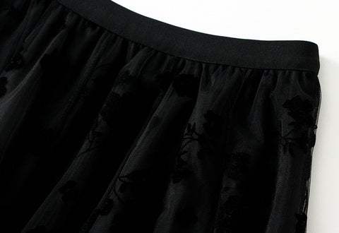 Fusta midi dama 5215