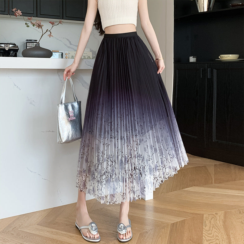 Fusta midi dama J898