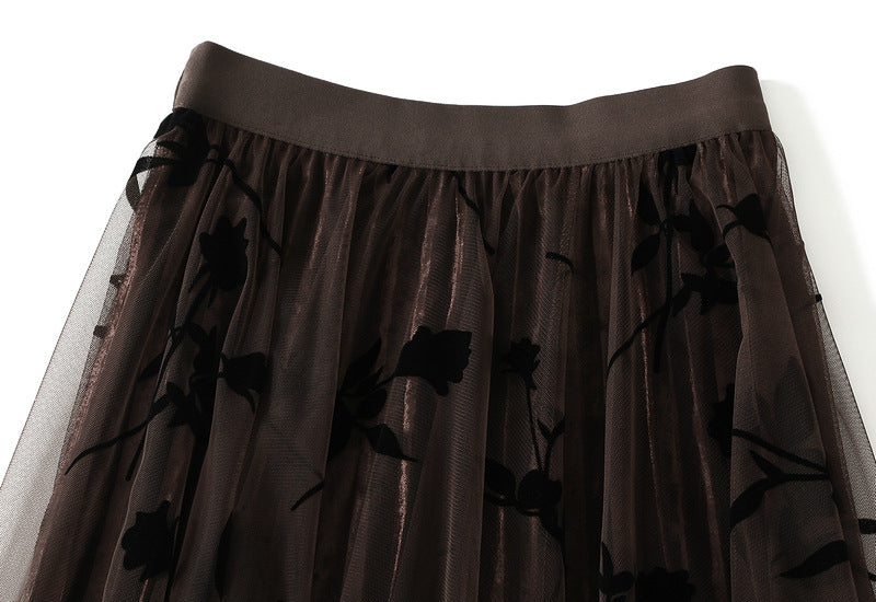 Fusta midi dama 2308