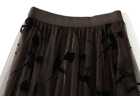 Fusta midi dama 2308
