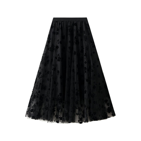 Fusta midi dama 5215