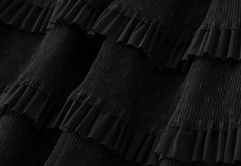 Fusta midi dama D808