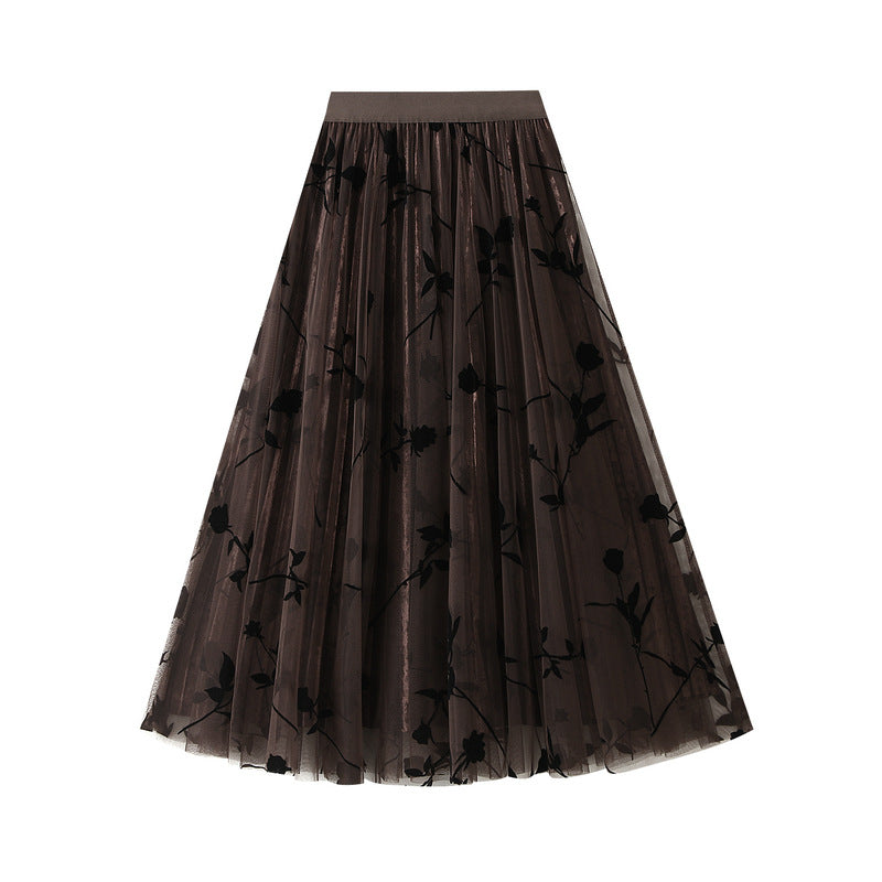 Fusta midi dama 2308
