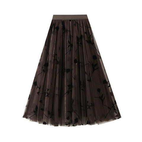 Fusta midi dama 2308