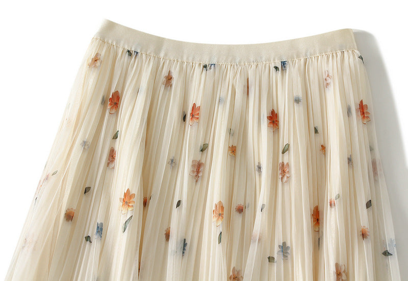 Fusta midi dama 8935