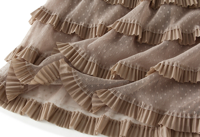 Fusta midi dama D808