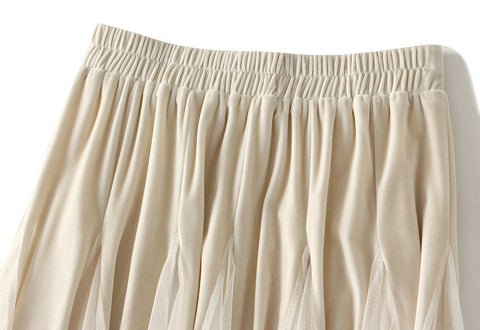 Fusta midi dama D8810