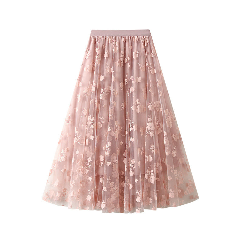Fusta midi dama 5215