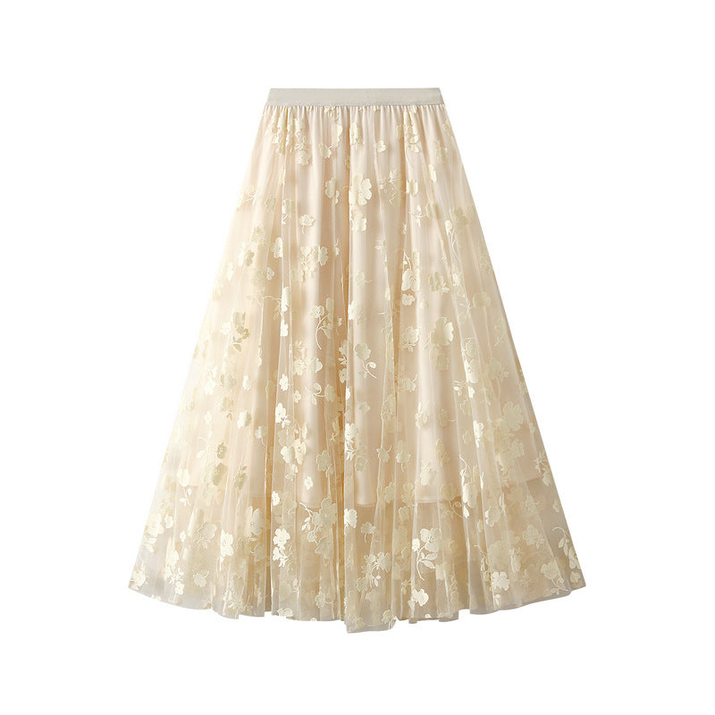 Fusta midi dama 5215