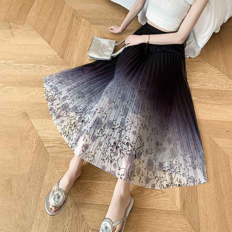 Fusta midi dama J898
