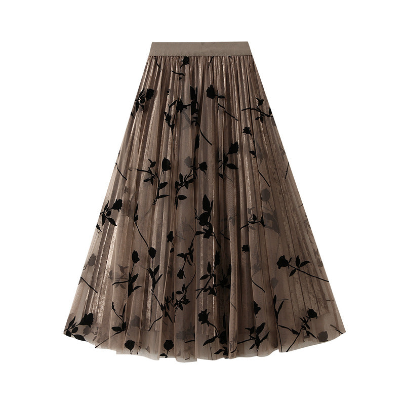 Fusta midi dama 2308