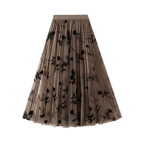 Fusta midi dama 2308