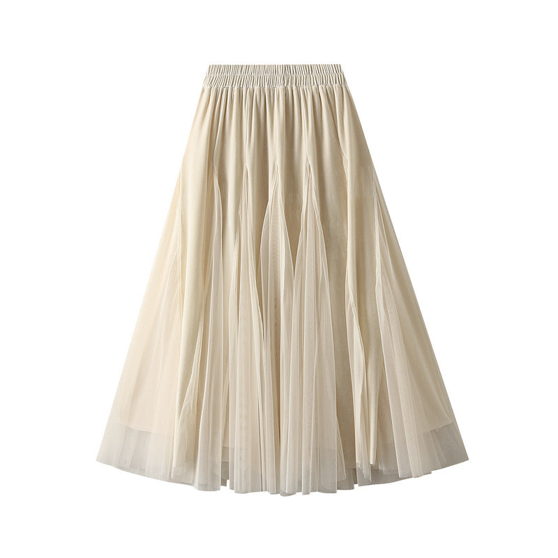 Fusta midi dama D8810