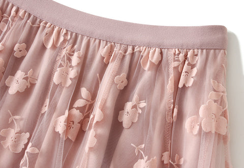 Fusta midi dama 5215