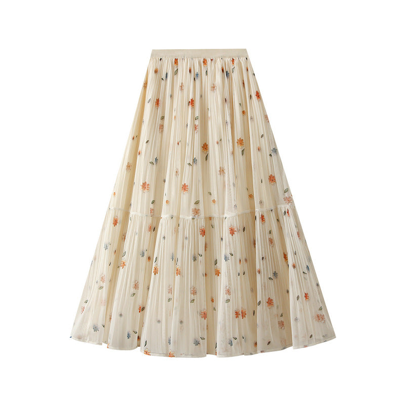 Fusta midi dama 8935