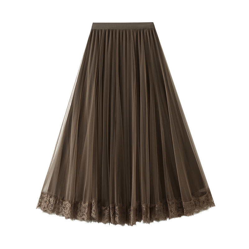 Fusta midi dama 8611