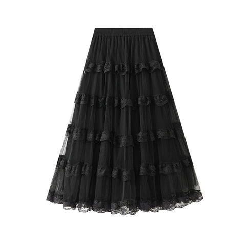 Fusta midi dama 2533