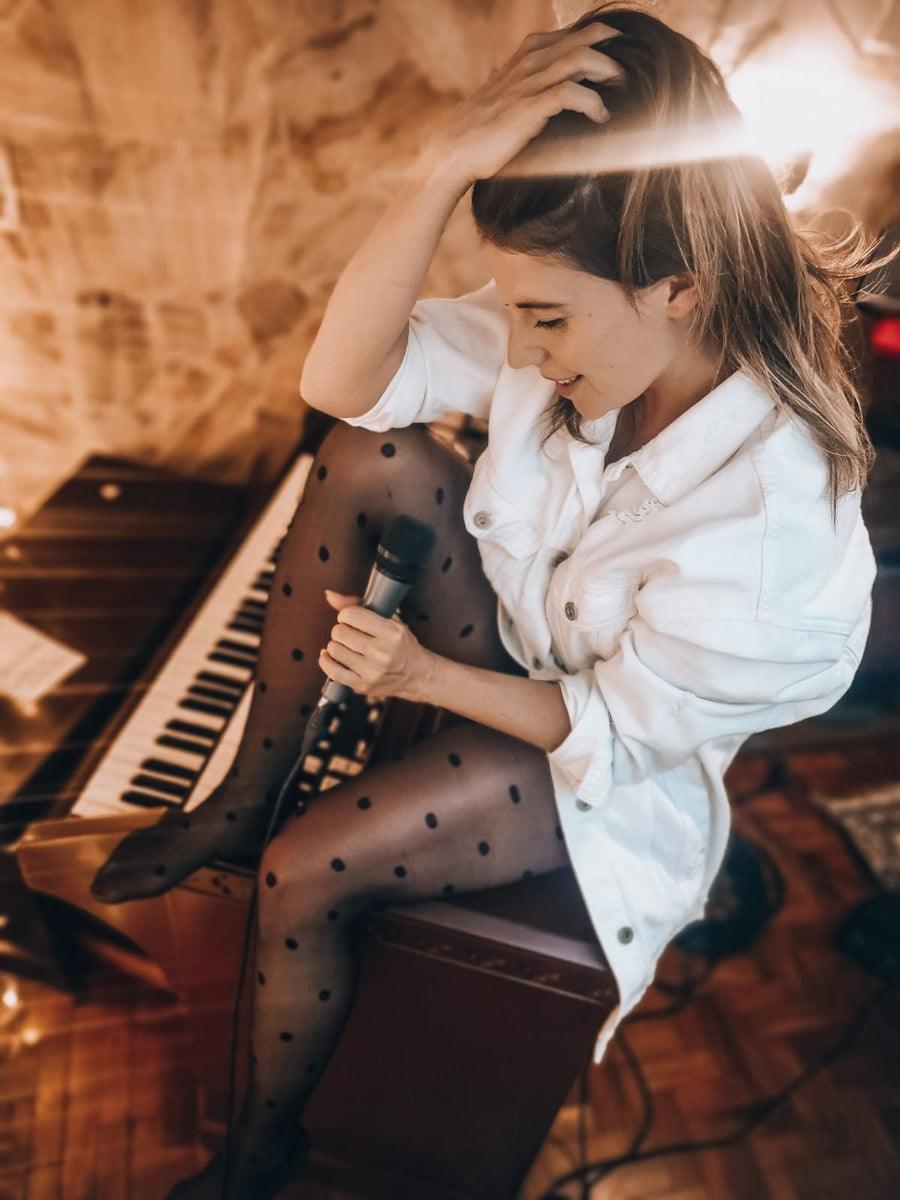 Dresuri cu model Eva Lurex 20 den Gabriella 291 - Lusha.ro