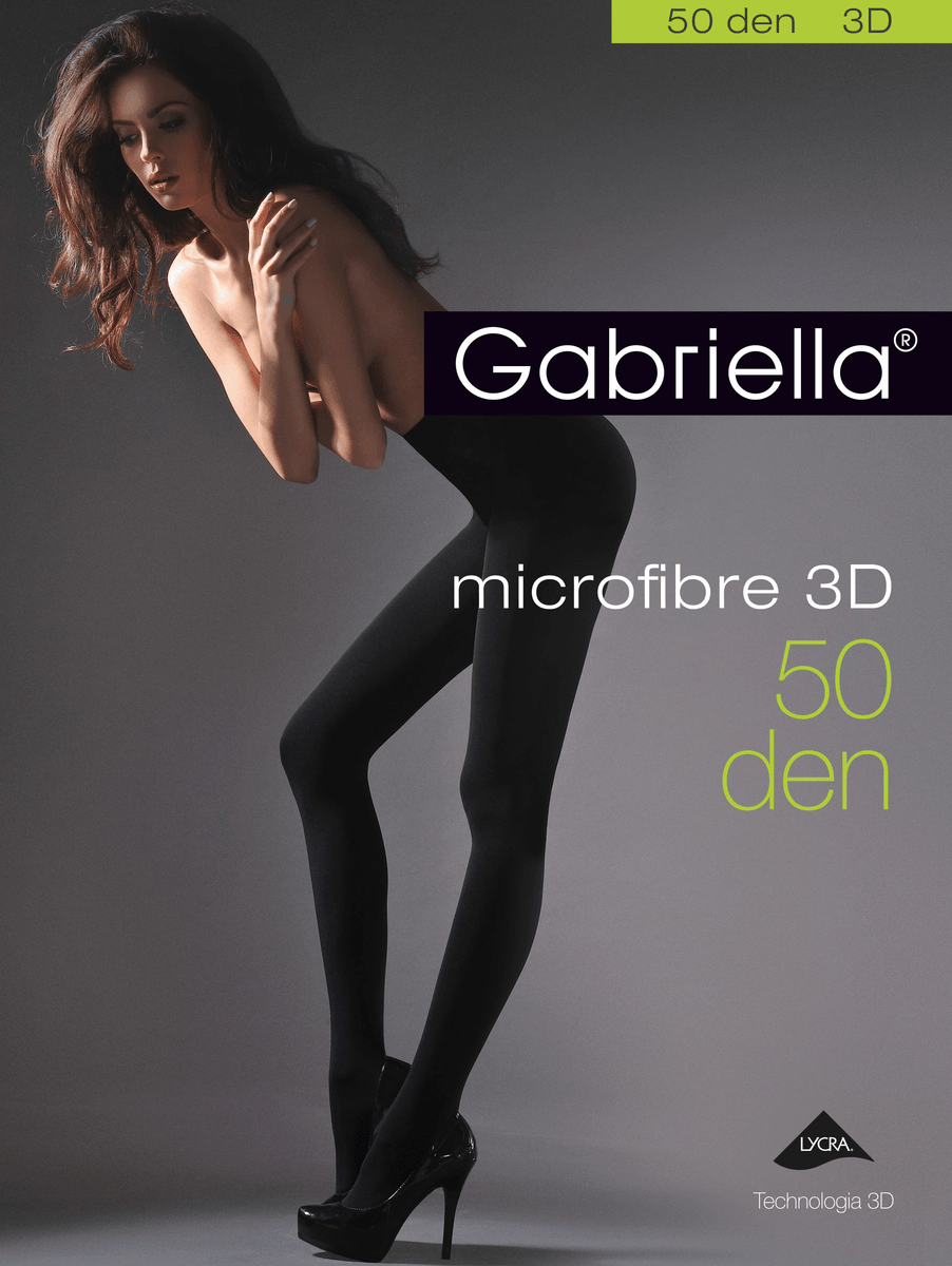 Dresuri Microfibre 3D 50 den Gabriella 120 NERO - Lusha.ro