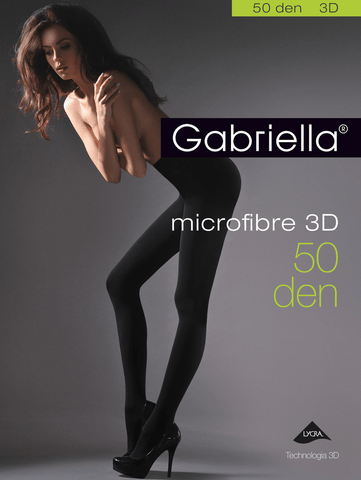 Dresuri Microfibre 3D 50 den Gabriella 120 NERO - Lusha.ro