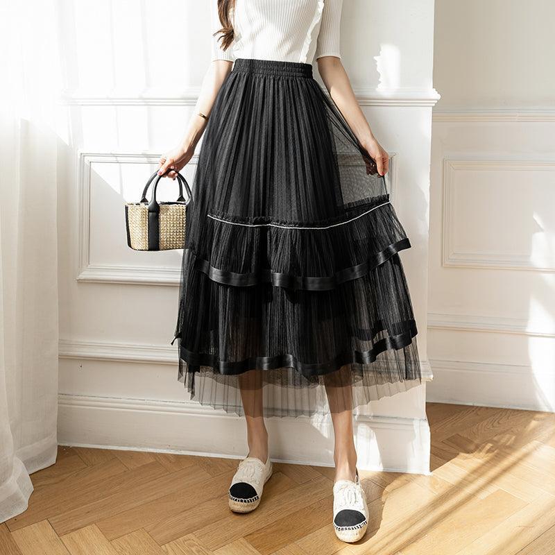 Fusta midi dama 0233 - Lusha.ro