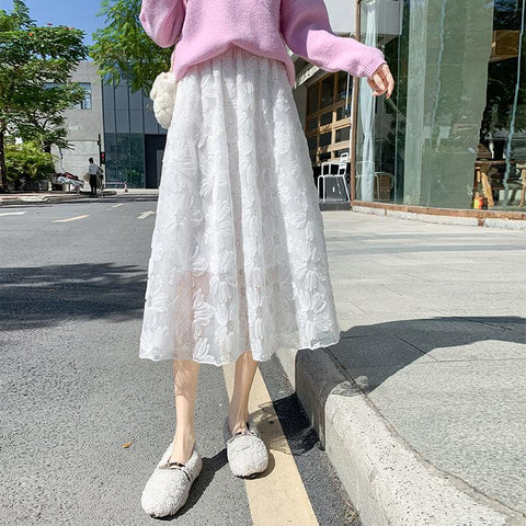 Fusta midi dama 0357 - Lusha.ro