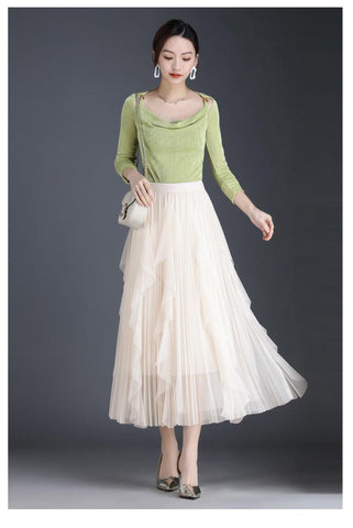 Fusta midi dama 889 - Lusha.ro