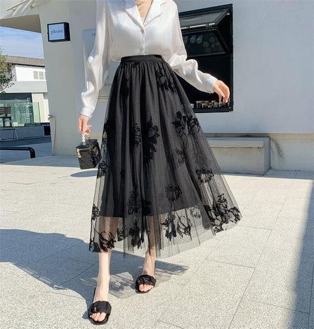 Fusta midi dama 3607 - Lusha.ro