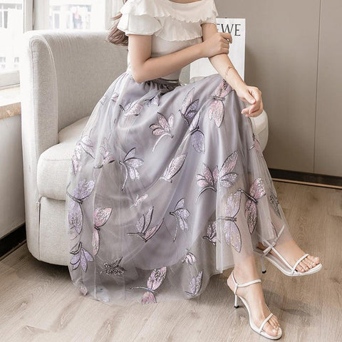 Fusta midi dama 8649 - Lusha.ro