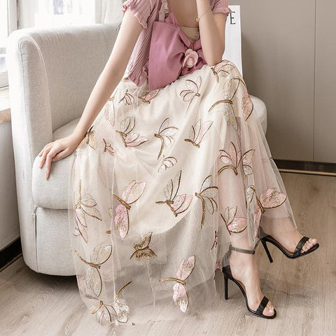 Fusta midi dama 8649 - Lusha.ro