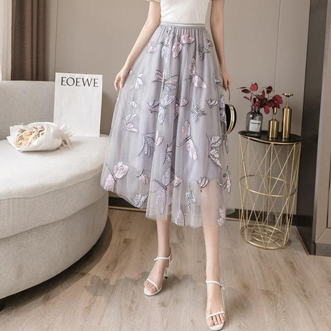 Fusta midi dama 8649 - Lusha.ro