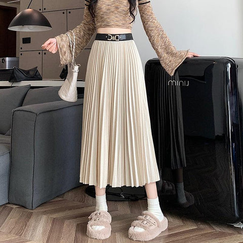 Fusta midi dama D0929 - Lusha.ro