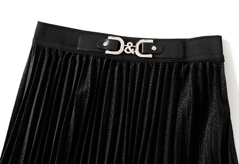 Fusta midi dama D0929 - Lusha.ro